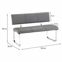 IDIMEX Esszimmerbank Essbank VILAS Grau 11 IDIMEX Esszimmerbank Essbank VILAS Grau -Betten & Zubehör Verkäufe 12381 4