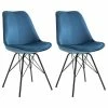 IDIMEX Esszimmerstuhl EVEREST Im 2er Set In Blau -Betten & Zubehör Verkäufe 12393 0