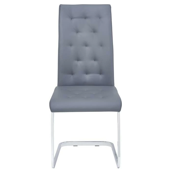 IDIMEX Schwingstuhl CHLOE In Grau 2er Set 4 IDIMEX Schwingstuhl CHLOE In Grau 2er Set – Bild 2