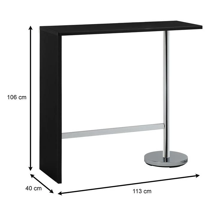 IDIMEX Bartisch RICARDO In Schwarz 8 IDIMEX Bartisch RICARDO In Schwarz – Bild 6