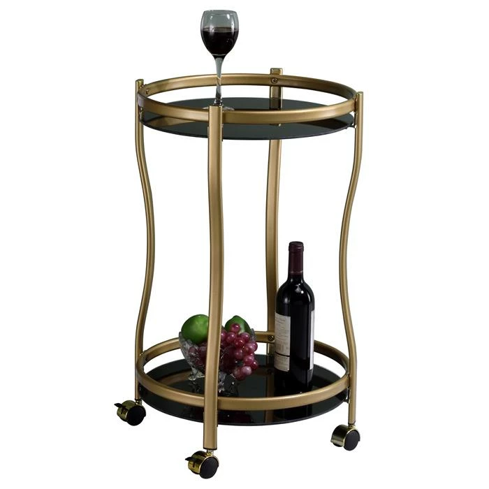 IDIMEX Servierwagen VEGA In Gold/schwarz 3 IDIMEX Servierwagen VEGA In Gold/schwarz