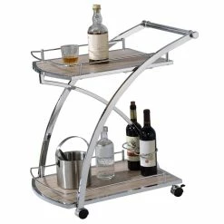 IDIMEX Servierwagen EVOLUTION In Wildeiche Und Chrom