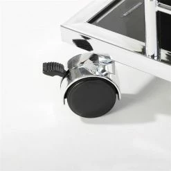 IDIMEX Servierwagen EVO In Schwarz Und Chrom -Betten & Zubehör Verkäufe 13810 3 N1