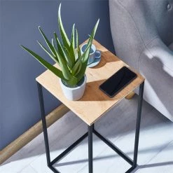 IDIMEX Blumenständer FLORA Aus Metall Tischplatte In Wildeiche -Betten & Zubehör Verkäufe 13857 AC2