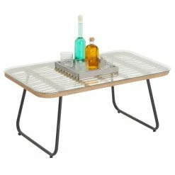 IDIMEX Beistelltisch BOREAL Mit Polyrattan