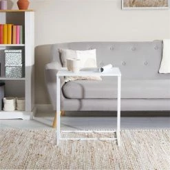 IDIMEX Beistelltisch VITORIO Rechteckig In Weiß -Betten & Zubehör Verkäufe 13956 AC1