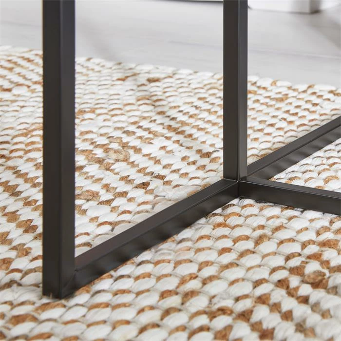 IDIMEX Beistelltisch VITORIO Rechteckig In Weiß/schwarz 7 IDIMEX Beistelltisch VITORIO Rechteckig In Weiß/schwarz – Bild 5