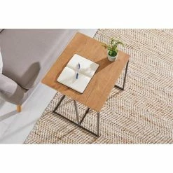 IDIMEX Beistelltisch VITORIO Rechteckig In Wildeiche/schwarz -Betten & Zubehör Verkäufe 13959 A3