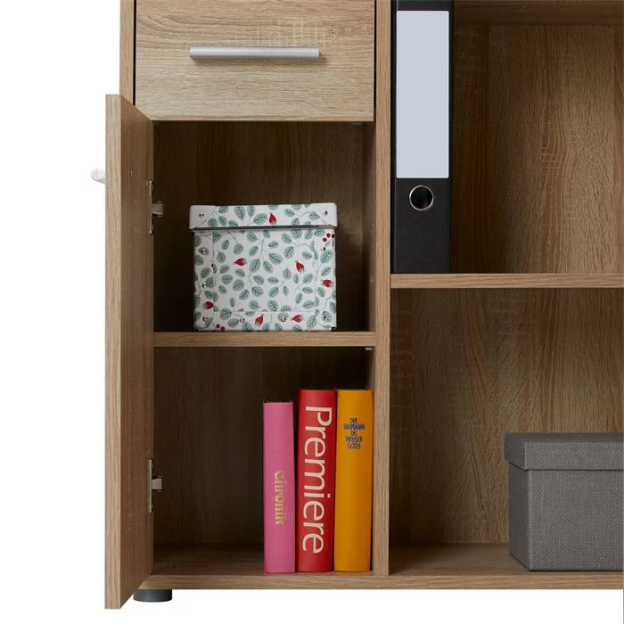 IDIMEX Eckschreibtisch ISOTTA Mit Regal In Sonoma Eiche 8 IDIMEX Eckschreibtisch ISOTTA Mit Regal In Sonoma Eiche – Bild 6