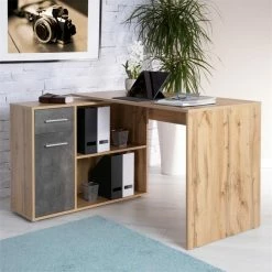 IDIMEX Eckschreibtisch ISOTTA Mit Regal In Wildeiche/Beton Dunkel 9 IDIMEX Eckschreibtisch ISOTTA Mit Regal In Wildeiche/Beton Dunkel -Betten & Zubehör Verkäufe 14715 A0 N1