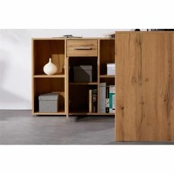 CARO-Möbel Eckschreibtisch DIEGO Mit Regal In Wotan Eiche 13 CARO-Möbel Eckschreibtisch DIEGO Mit Regal In Wotan Eiche -Betten & Zubehör Verkäufe 14718 A4