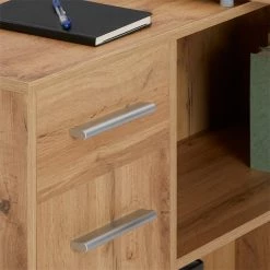 IDIMEX Eckschreibtisch ISOTTA Mit Regal In Wildeiche -Betten & Zubehör Verkäufe 14728 2 N