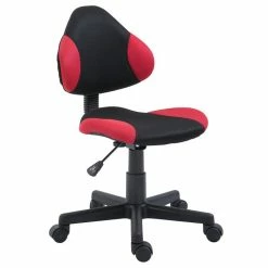 IDIMEX Kinderdrehstuhl ALONDRA Schwarz/rot