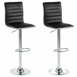 IDIMEX Barhocker ROCA Im 2er Set In Schwarz