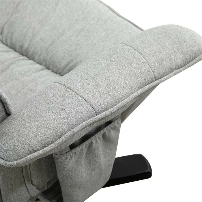 IDIMEX Relaxsessel CHARLY Mit Hocker Und Stoffbezug Grau/schwarz 8 IDIMEX Relaxsessel CHARLY Mit Hocker Und Stoffbezug Grau/schwarz – Bild 6