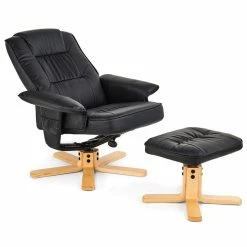 IDIMEX Relaxsessel CHARLY Mit Hocker Und Kunstleder In Schwarz 10 IDIMEX Relaxsessel CHARLY Mit Hocker Und Kunstleder In Schwarz -Betten & Zubehör Verkäufe 31101 2 N1