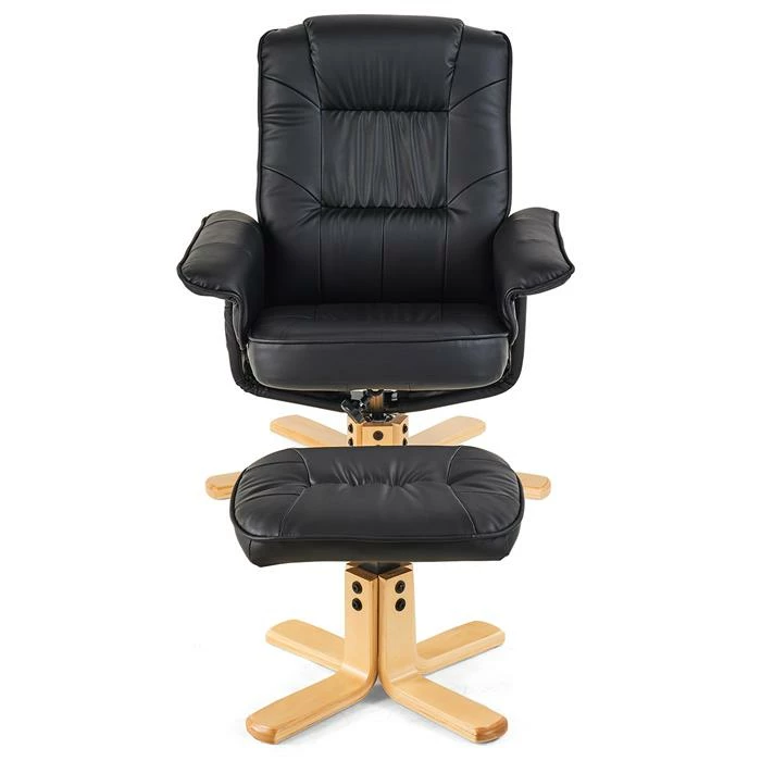 IDIMEX Relaxsessel CHARLY Mit Hocker Und Kunstleder In Schwarz 6 IDIMEX Relaxsessel CHARLY Mit Hocker Und Kunstleder In Schwarz – Bild 4