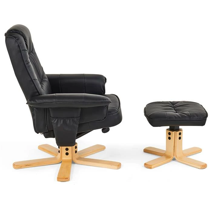 IDIMEX Relaxsessel CHARLY Mit Hocker Und Kunstleder In Schwarz 7 IDIMEX Relaxsessel CHARLY Mit Hocker Und Kunstleder In Schwarz – Bild 5