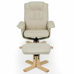 IDIMEX Relaxsessel CHARLY Mit Hocker Und Kunstleder In Beige -Betten & Zubehör Verkäufe 31102 3 N1