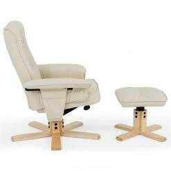 IDIMEX Relaxsessel CHARLY Mit Hocker Und Kunstleder In Beige -Betten & Zubehör Verkäufe 31102 4 N1