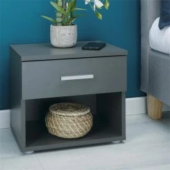 CARO-Möbel Nachttisch MARY Im 2er Set In Grau -Betten & Zubehör Verkäufe 51139 1 N1