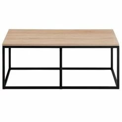 CARO-Möbel Couchtisch MAURO Mit Metallgestell, In Sonoma Eiche/schwarz -Betten & Zubehör Verkäufe 51199 1
