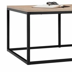 CARO-Möbel Couchtisch MAURO Mit Metallgestell, In Sonoma Eiche/schwarz -Betten & Zubehör Verkäufe 51199 4