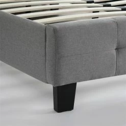 CARO-Möbel Polsterbett NEBRASKA 120 X 200 Cm In Grau -Betten & Zubehör Verkäufe 51207 3