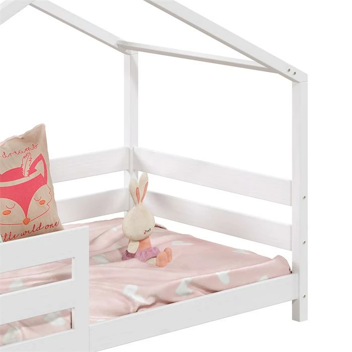 IDIMEX Hausbett RENA In 90 X 200 Cm Mit Rausfallschutz In Weiß 8 IDIMEX Hausbett RENA In 90 X 200 Cm Mit Rausfallschutz In Weiß – Bild 6