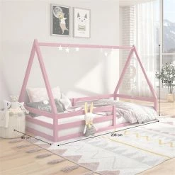 IDIMEX Hausbett SILA In 90 X 200 Aus Massiver Kiefer In Rosa 11 IDIMEX Hausbett SILA In 90 X 200 Aus Massiver Kiefer In Rosa -Betten & Zubehör Verkäufe 71363 AC2