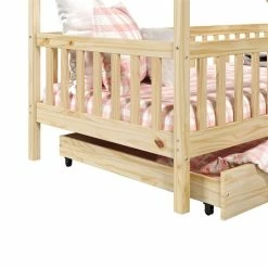 IDIMEX Hausbett ALVA In 90 X 200 Cm Aus Massiver Kiefer Mit Schubladen In Natur 12 IDIMEX Hausbett ALVA In 90 X 200 Cm Aus Massiver Kiefer Mit Schubladen In Natur -Betten & Zubehör Verkäufe 71400 4