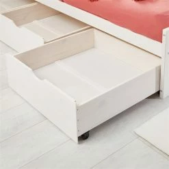 IDIMEX Bett Mit Stauraum MIA 90x190 Cm, Kiefer Weiß -Betten & Zubehör Verkäufe 7143 AC5