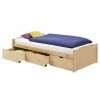 IDIMEX Bett Mit Stauraum MIA 90x200 Cm, Kiefer In Buchefarben
