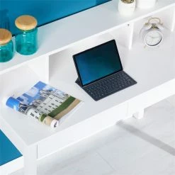 IDIMEX Sekretär LENNOX Mit 3 Nischen Und 2 Schubladen In Weiß -Betten & Zubehör Verkäufe 7200 AC3