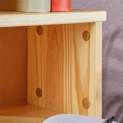 IDIMEX Sekretär LENNOX Mit 3 Nischen Und 2 Schubladen In Natur -Betten & Zubehör Verkäufe 7201 AC5