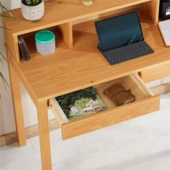 IDIMEX Schreibtisch LENNOX Mit 3 Nischen Und 2 Schubladen In Braun 11 IDIMEX Schreibtisch LENNOX Mit 3 Nischen Und 2 Schubladen In Braun -Betten & Zubehör Verkäufe 7202 AC3