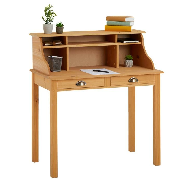 IDIMEX Sekretär MARLENE Mit 2 Schubladen Und 6 Fächer Gebeizt 3 IDIMEX Sekretär MARLENE Mit 2 Schubladen Und 6 Fächer Gebeizt