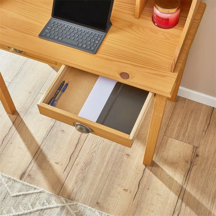 IDIMEX Sekretär MARLENE Mit 2 Schubladen Und 6 Fächer Gebeizt 7 IDIMEX Sekretär MARLENE Mit 2 Schubladen Und 6 Fächer Gebeizt – Bild 5