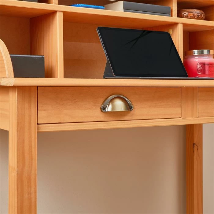 IDIMEX Sekretär MARLENE Mit 2 Schubladen Und 6 Fächer Gebeizt 8 IDIMEX Sekretär MARLENE Mit 2 Schubladen Und 6 Fächer Gebeizt – Bild 6