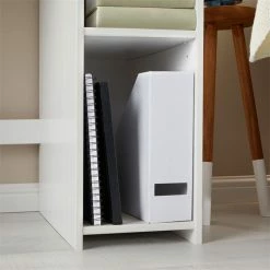 IDIMEX Schreibtisch LIAM Mit 3 Regalfächer Aus Kiefer Massiv In Weiß -Betten & Zubehör Verkäufe 7206 AC4