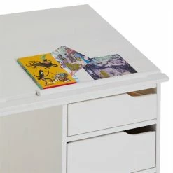 IDIMEX Kinderschreibtisch EMMA Aus Kiefer Massiv In Weiß, Neigungsverstellbar -Betten & Zubehör Verkäufe 7219 3