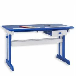 IDIMEX Kinderschreibtisch FLEXI Höhenverstellbar In Weiß/blau -Betten & Zubehör Verkäufe 7224 2