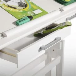 IDIMEX Kinderschreibtisch OLIVIA Aus Kiefer Mit Schubladen In Weiß -Betten & Zubehör Verkäufe 7227 4