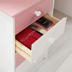 IDIMEX Schreibtisch ARNE Mit 4 Schubladen In Weiß/rosa -Betten & Zubehör Verkäufe 7241 AC5