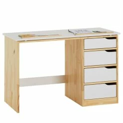 IDIMEX Kinderschreibtisch EMMA Aus Kiefer Massiv In Natur/weiß, Neigungsverstellbar 8 IDIMEX Kinderschreibtisch EMMA Aus Kiefer Massiv In Natur/weiß, Neigungsverstellbar -Betten & Zubehör Verkäufe 7242 1