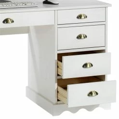 IDIMEX Schreibtisch COLETTE In Der Farbe Weiß -Betten & Zubehör Verkäufe 7246 2 N1