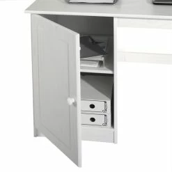 IDIMEX Schreibtisch MANAGER Aus Kiefer Mit 4 Schubladen, Weiß -Betten & Zubehör Verkäufe 7251 1