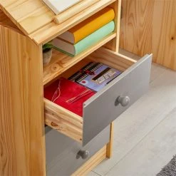 IDIMEX Kinderschreibtisch KEVIN Neigungsverstellbar Natur/grau 12 IDIMEX Kinderschreibtisch KEVIN Neigungsverstellbar Natur/grau -Betten & Zubehör Verkäufe 7254 AC6