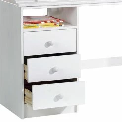 IDIMEX Kinderschreibtisch KEVIN Neigungsverstellbar Weiß -Betten & Zubehör Verkäufe 7257 2 N1