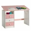 IDIMEX Kinderschreibtisch KEVIN Neigungsverstellbar Weiß/rosa 1 IDIMEX Kinderschreibtisch KEVIN Neigungsverstellbar Weiß/rosa -Betten & Zubehör Verkäufe 7258 0